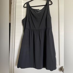 Cynthia Rowley Black Scoop Neck Mini Sundress